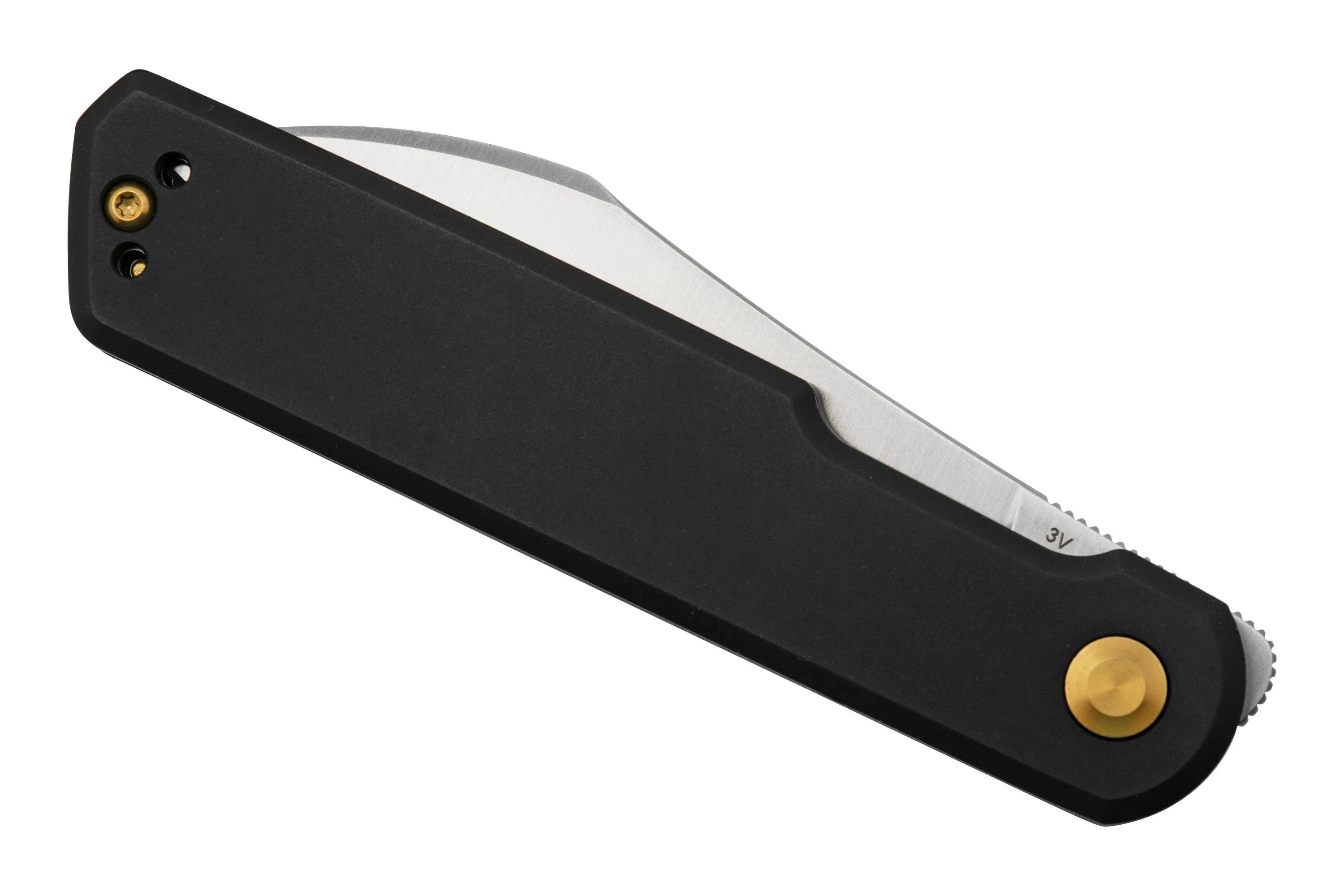 Kizer Klipper V3580C1, CPM 3V, Black Aluminum, navaja