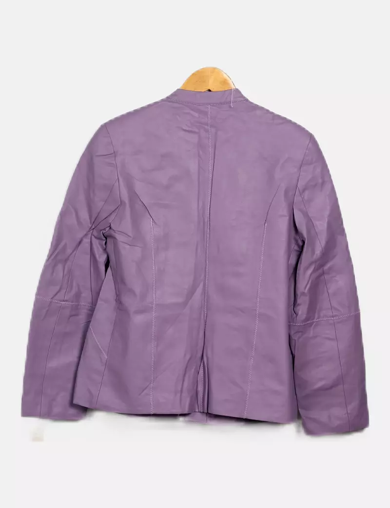 LATINA Chaqueta morada polipiel