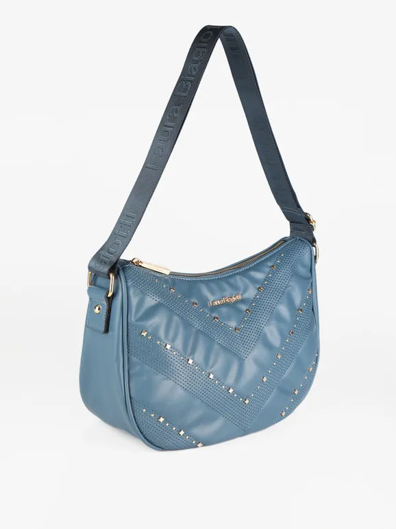 Laura Biagiotti Bolso hobo de mujer con tachuelas