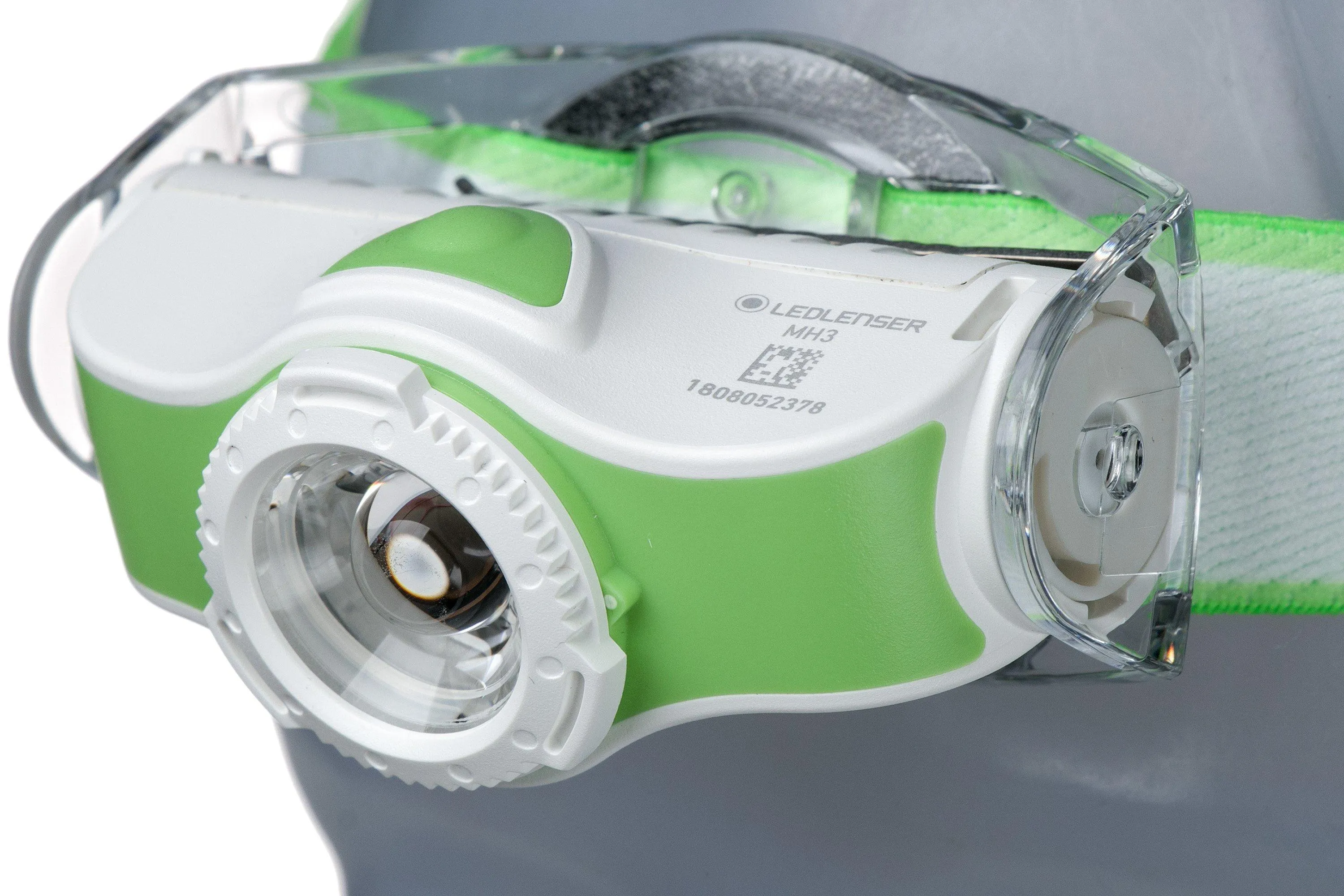 Ledlenser MH3 linterna frontal, verde