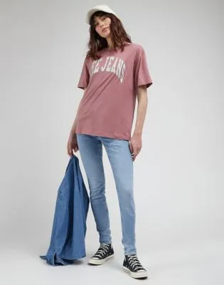 Lee Crew Neck Tee "Dark Mauve"