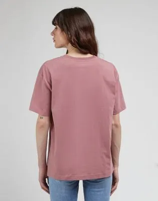 Lee Crew Neck Tee "Dark Mauve"
