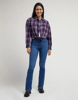 Lee Seasonal Western Shirt "Blueberry"
