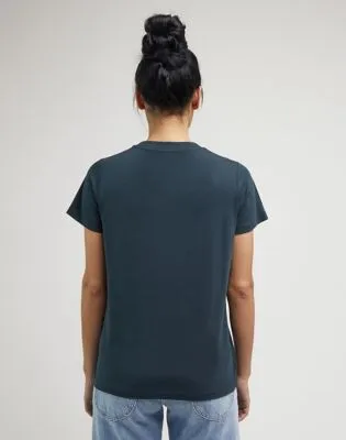 Lee Small Logo Tee "Charcoal"