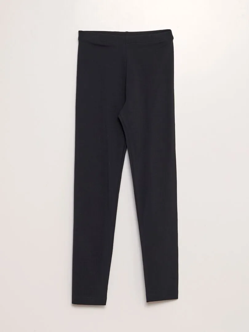 LEGGING LARGO Y ELáSTICO  NEGRO