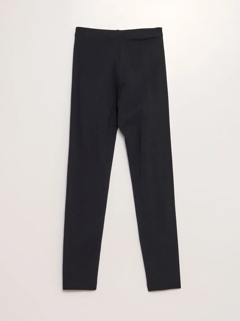 LEGGING LARGO Y ELáSTICO  NEGRO