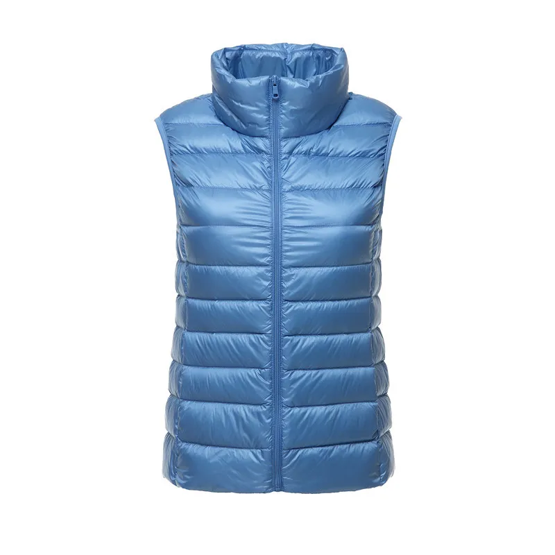Lemon Women Diseño corto corto y grueso chaqueta gruesa Corea Deck White Down Chaqueta Fashion Coat Sports Down Vest
