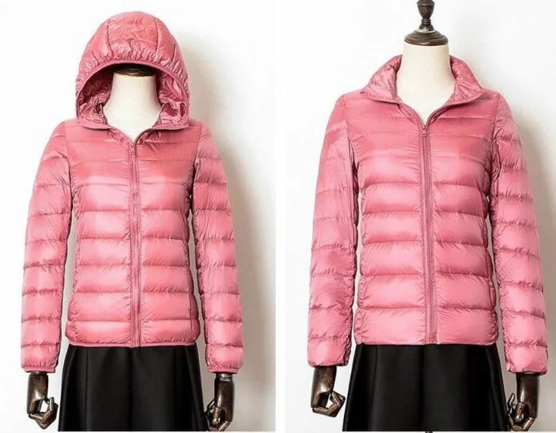 Lemon Women Diseño corto corto y grueso chaqueta gruesa Corea Deck White Down Chaqueta Fashion Coat Sports Down Vest