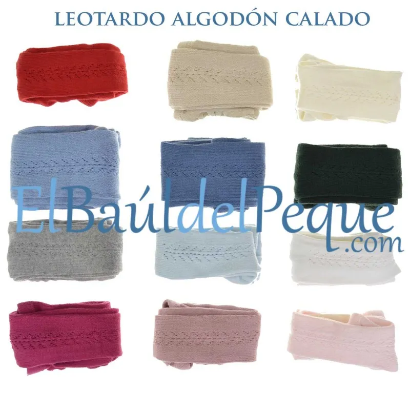 Leotardo Calado Lateral Lino 304 Algodón Cálido de Cóndor