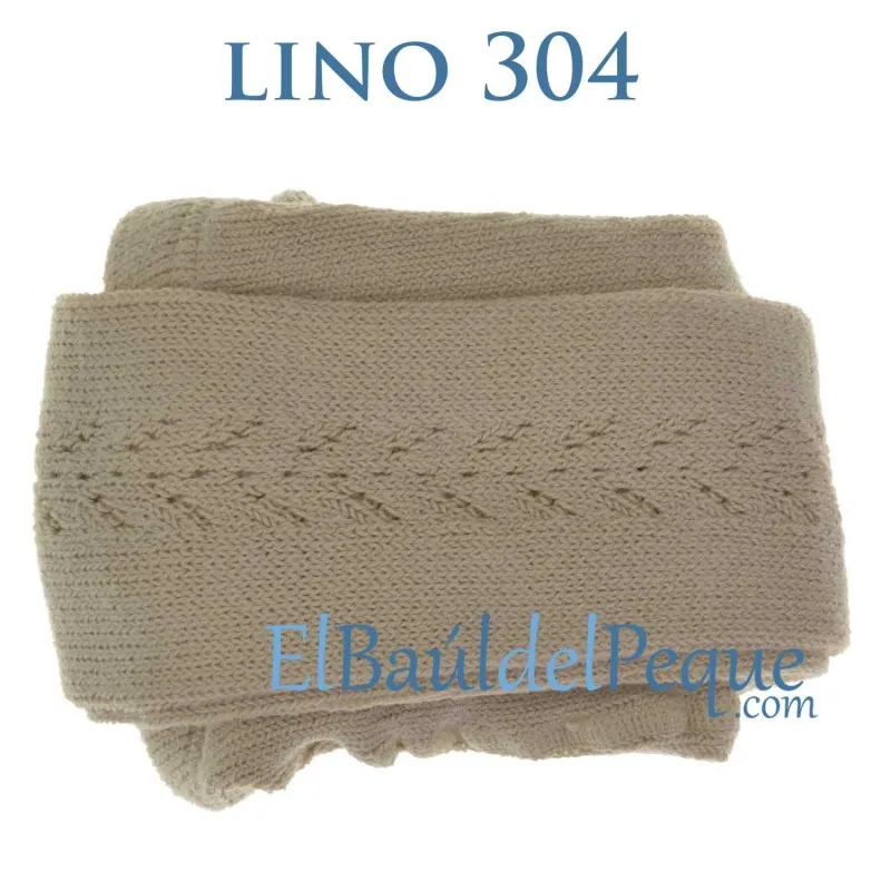 Leotardo Calado Lateral Lino 304 Algodón Cálido de Cóndor