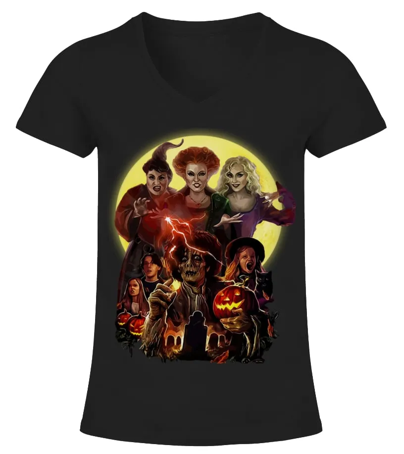 LIMITED EDITION IRISH SETTER HALLOWEEN TSHIRT CAMISETA CUELLO PICO MUJER