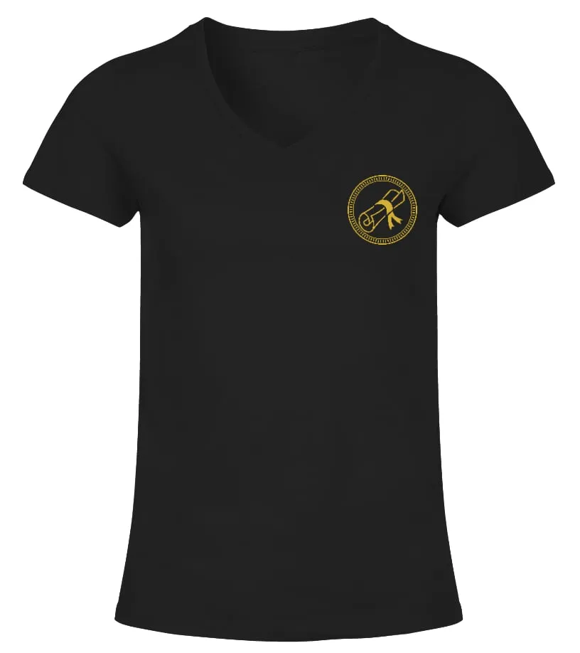 LIMITED EDITION  WOMAN WITH A PHD CAMISETA CUELLO PICO MUJER