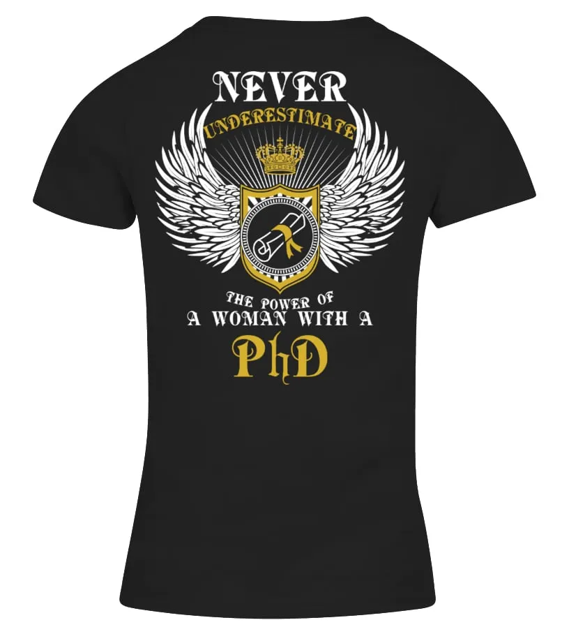 LIMITED EDITION  WOMAN WITH A PHD CAMISETA CUELLO PICO MUJER
