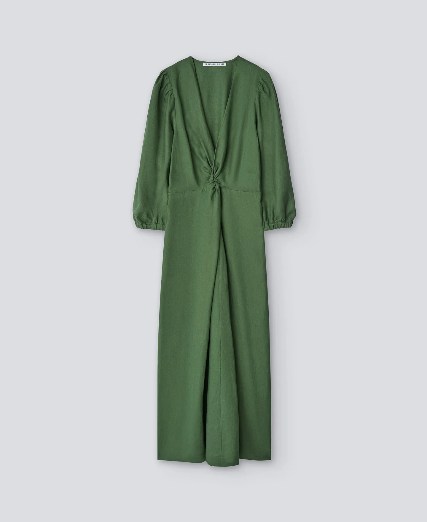 Linen midi dress woman