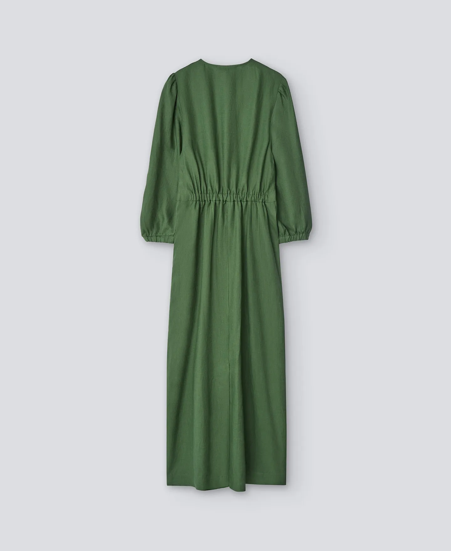 Linen midi dress woman
