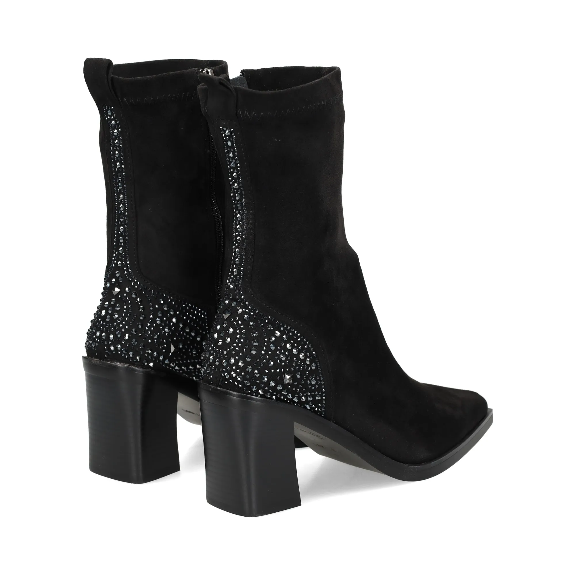 LODI Botines con tacón de Mujer NEGRO