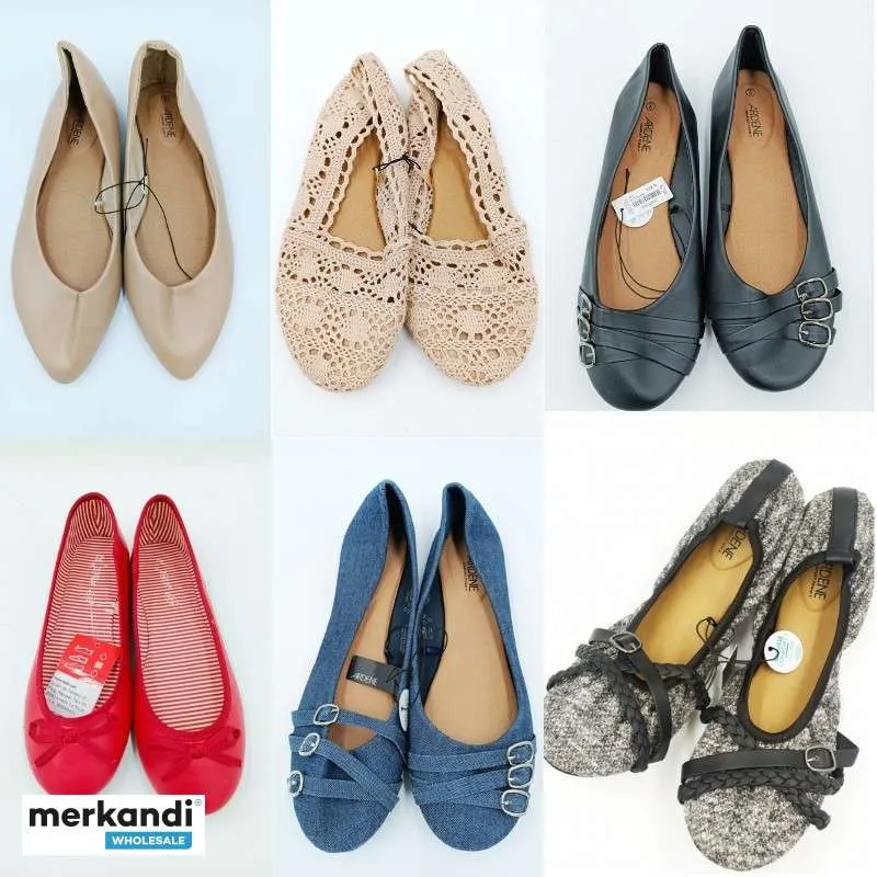 Lote de calzado femenino para verano: Variedad de estilos y tallas