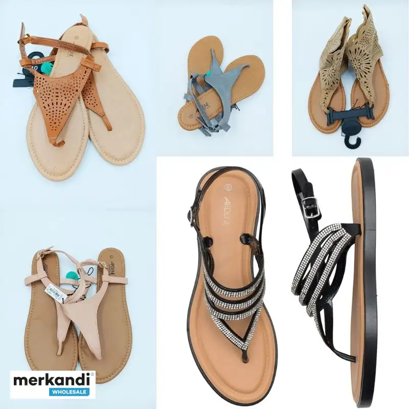 Lote de calzado femenino para verano: Variedad de estilos y tallas