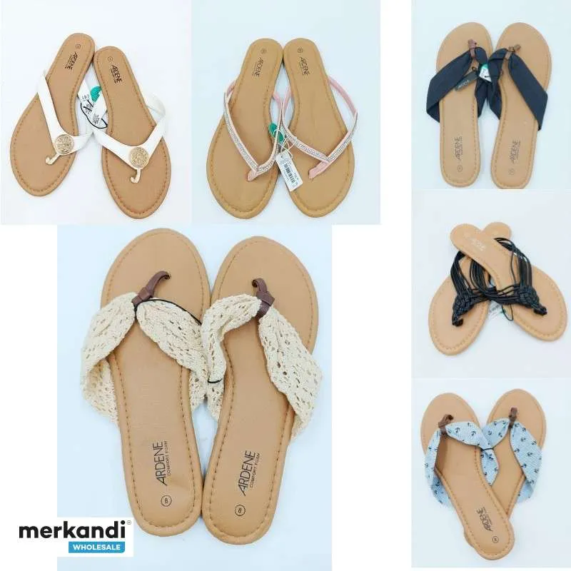 Lote de calzado femenino para verano: Variedad de estilos y tallas