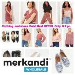 LOTE SURTIDO DE ROPA Y CALZADO DE MUJER DE VERANO  MARCAS RECONOCIDAS EUROPEAS