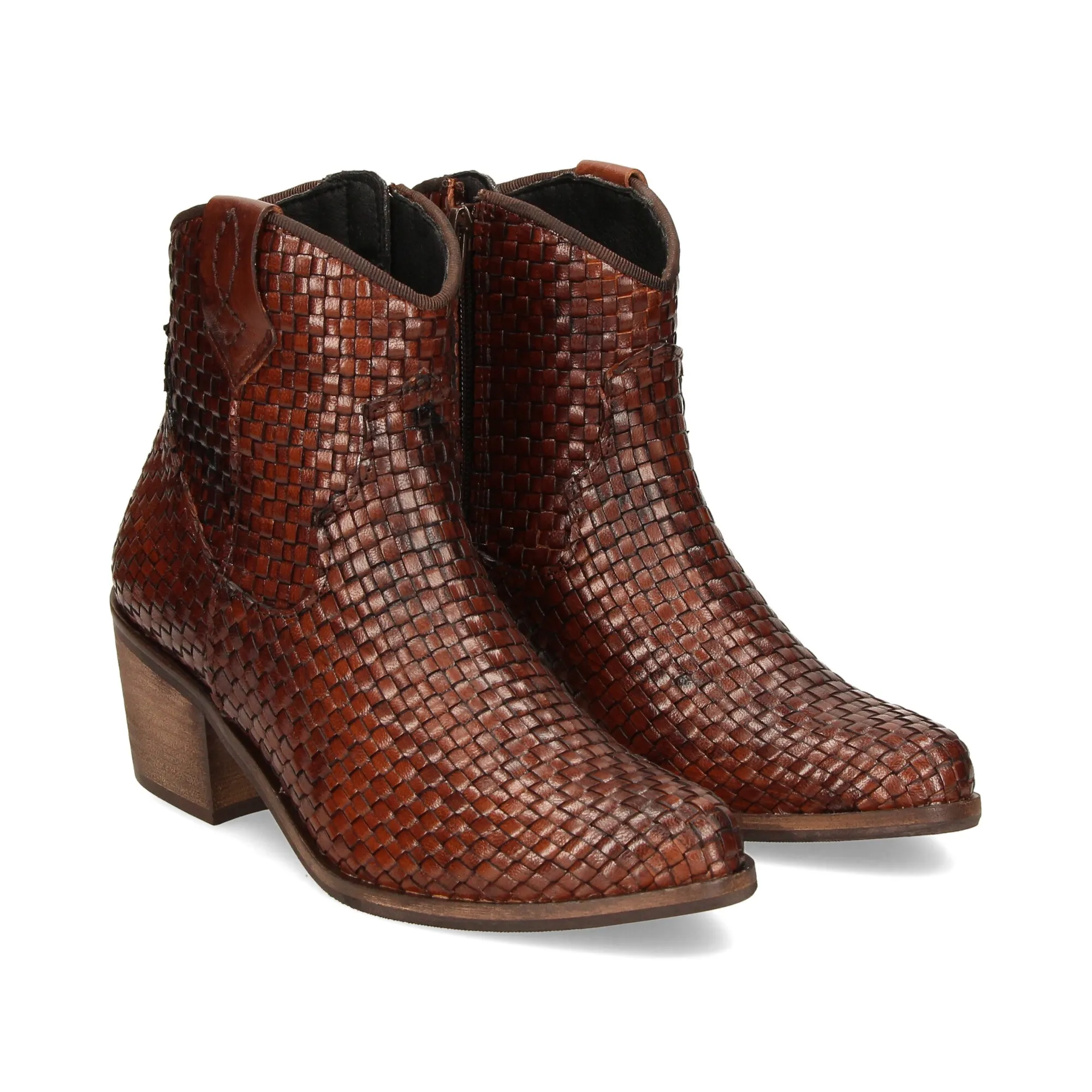 LÓPEZ Botines con tacón de Mujer TOFFEE