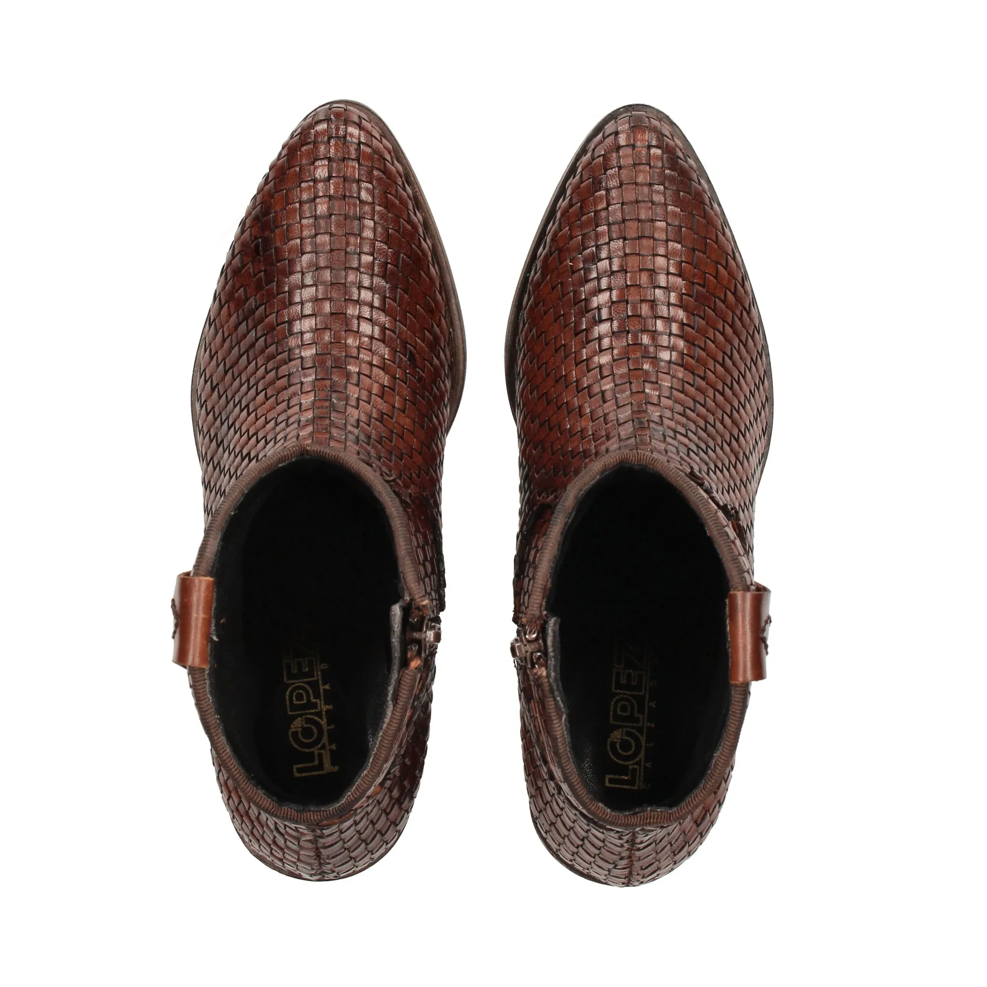 LÓPEZ Botines con tacón de Mujer TOFFEE