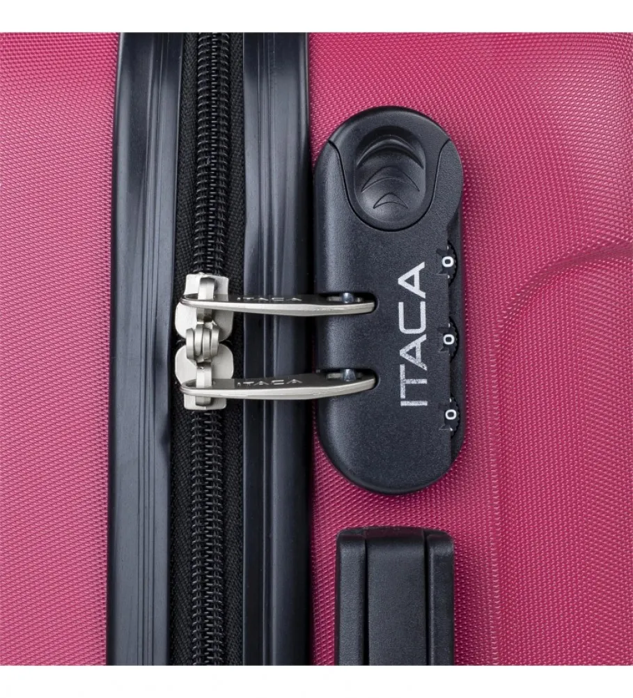 MALETA DE VIAJE MEDIANA RíGIDA 4 RUEDAS 771160 FRESA 63X42X24CM