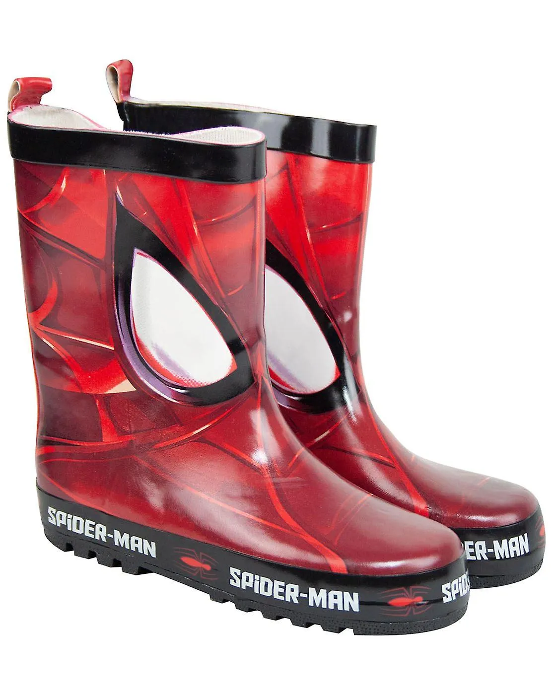 MARVEL BOYS BOTAS DE AGUA SIN ASAS NEGRO SPIDERMAN