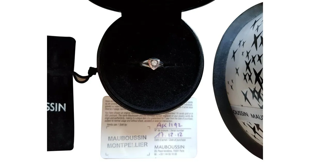 Mauboussin Anillos Plata 