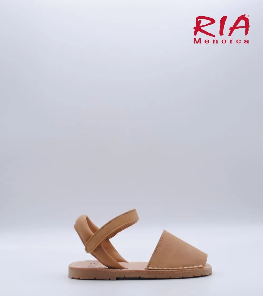 MENORQUINAS RIA MENORCA NUBUCK CUERO VELCRO