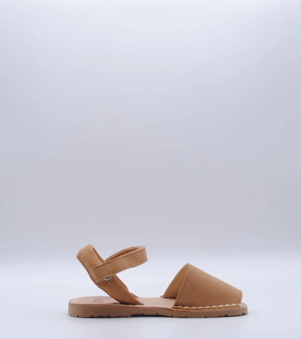 MENORQUINAS RIA MENORCA NUBUCK CUERO VELCRO