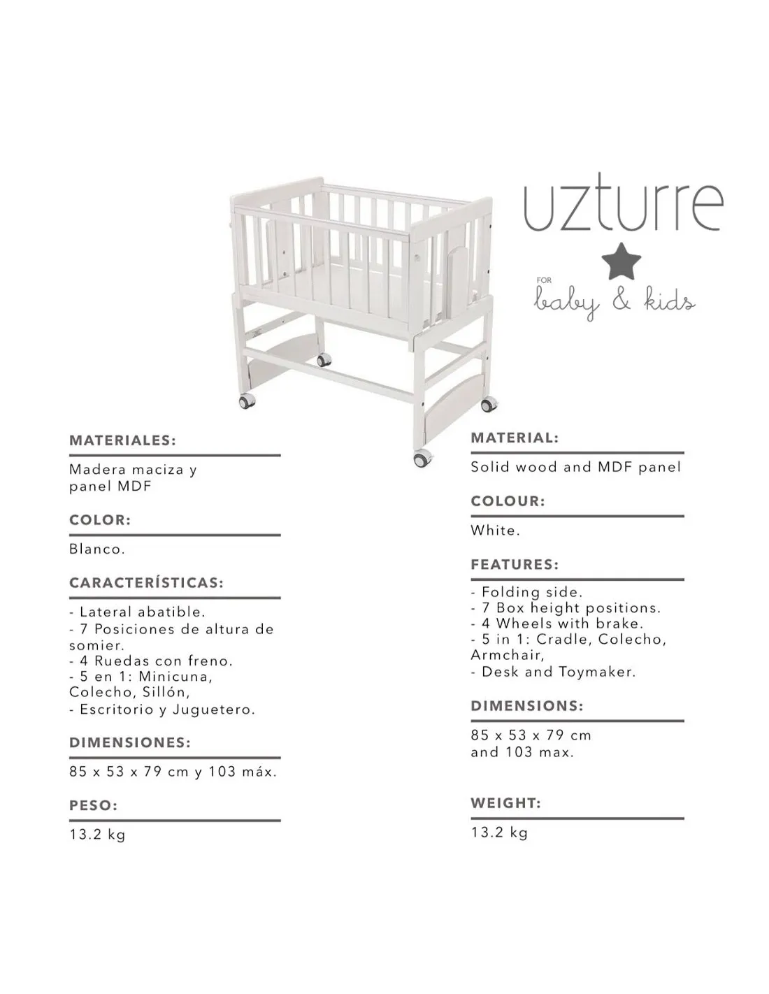 Minicuna Colecho Safari de Uzturre