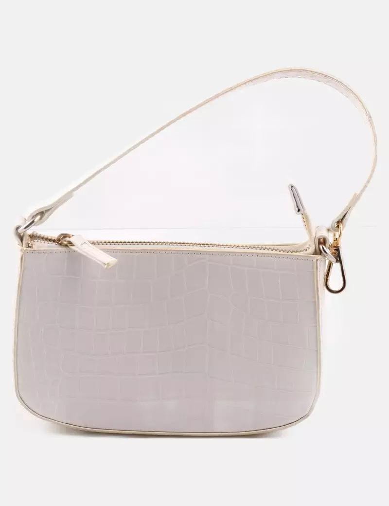 Missguided Bolso de mano animal print blanco