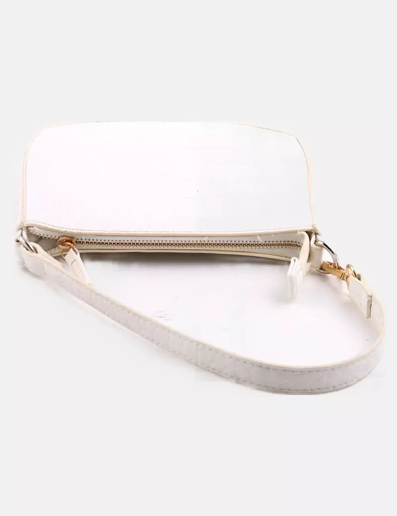 Missguided Bolso de mano animal print blanco
