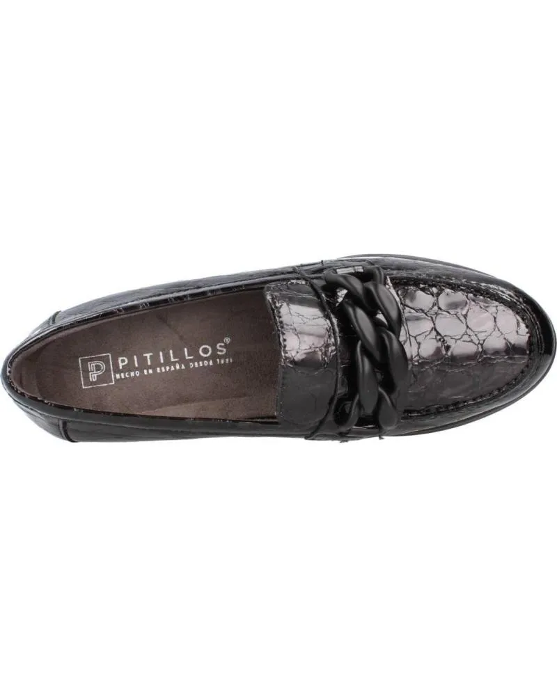 Mocasines PITILLOS  de Mujer 5341 P  NEGRO