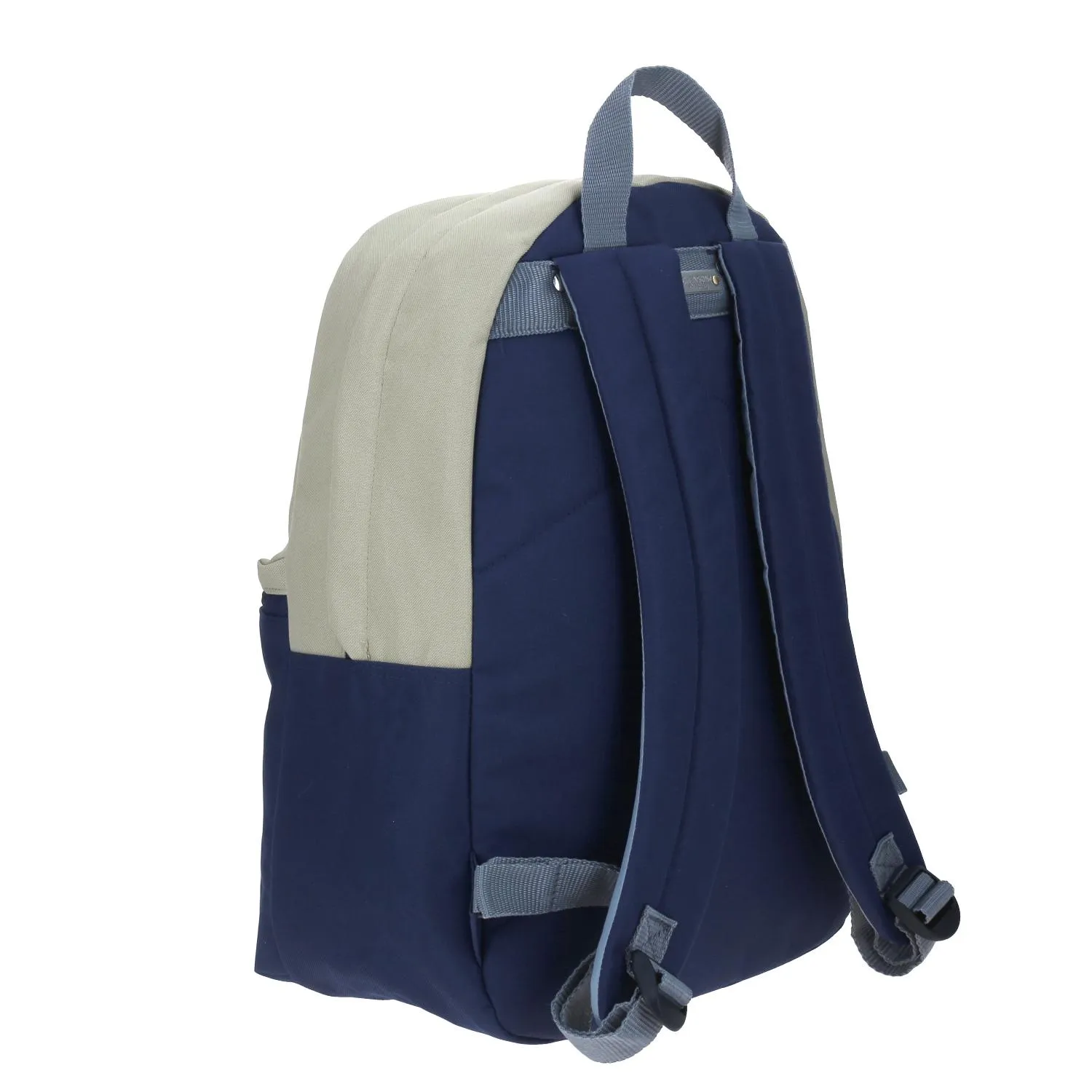 Mochila Beige Con Azul Marino 1818 Colors