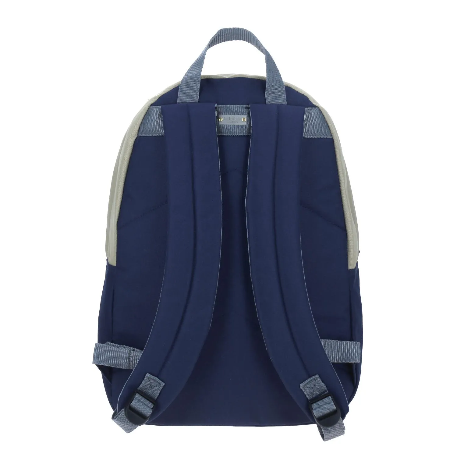 Mochila Beige Con Azul Marino 1818 Colors