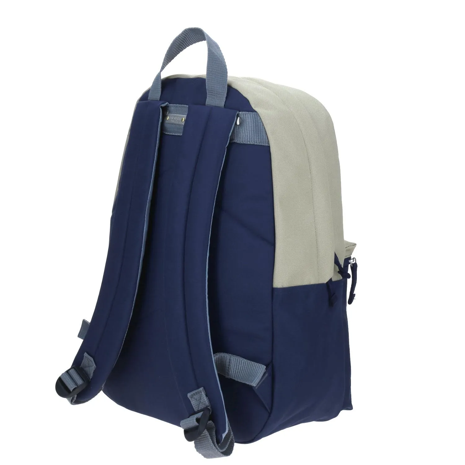 Mochila Beige Con Azul Marino 1818 Colors