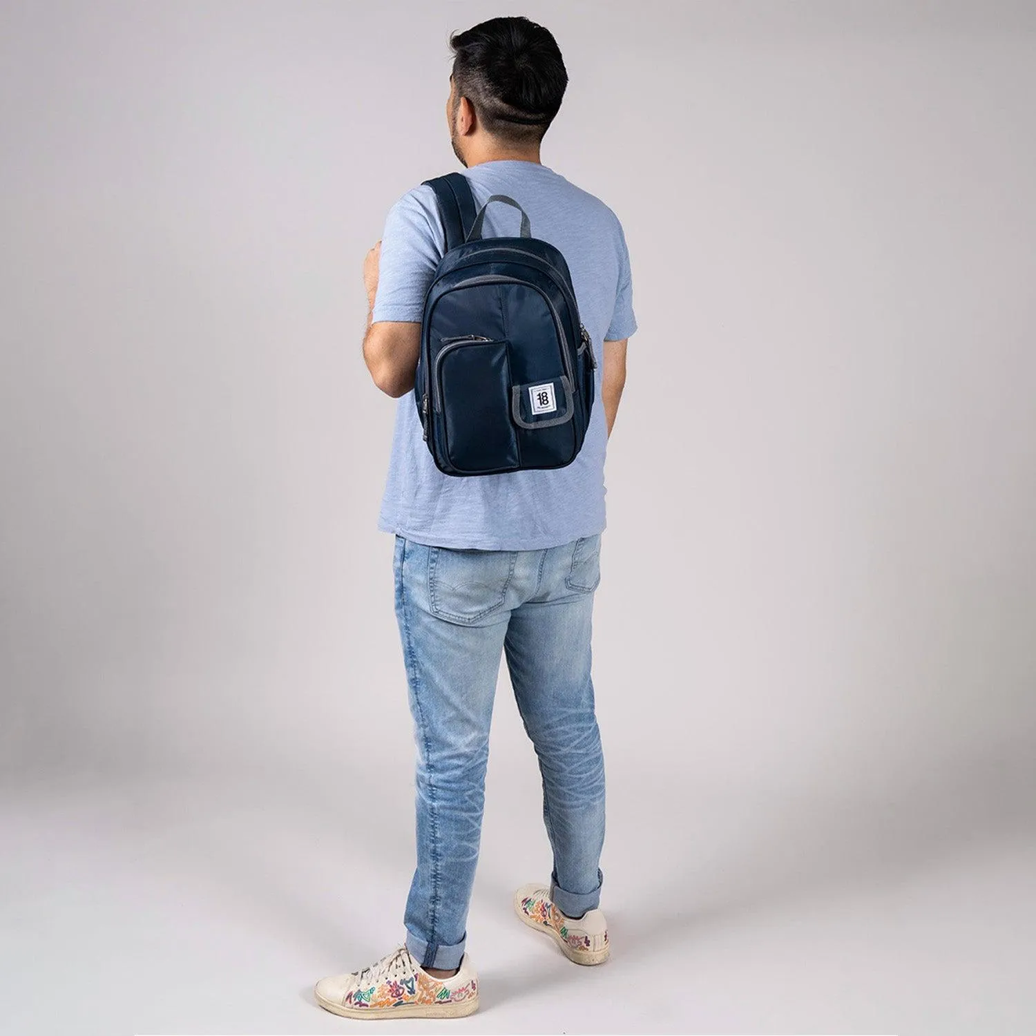 Mochila Chica 1818 Unisex Petit Azul