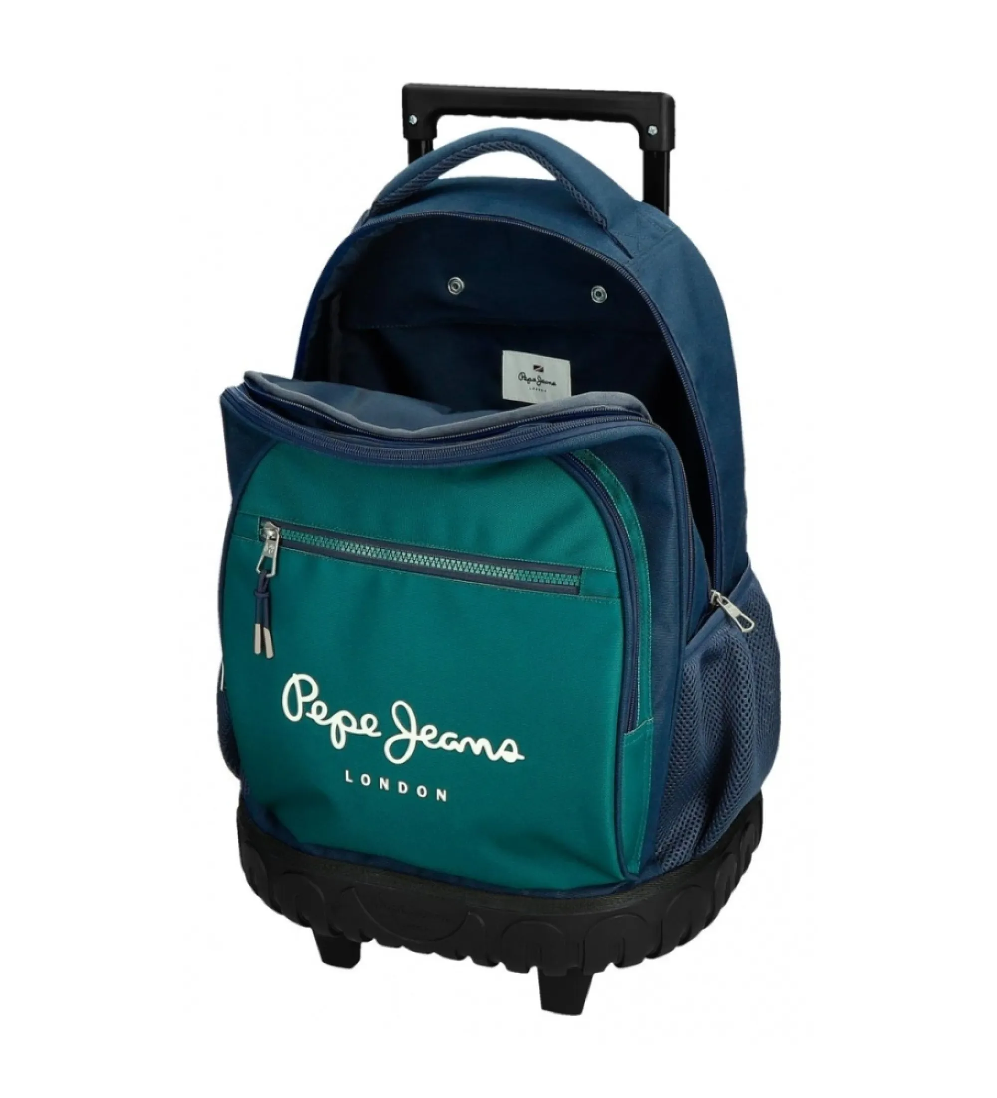 Mochila con ruedas Pepe Jeans Ben verde