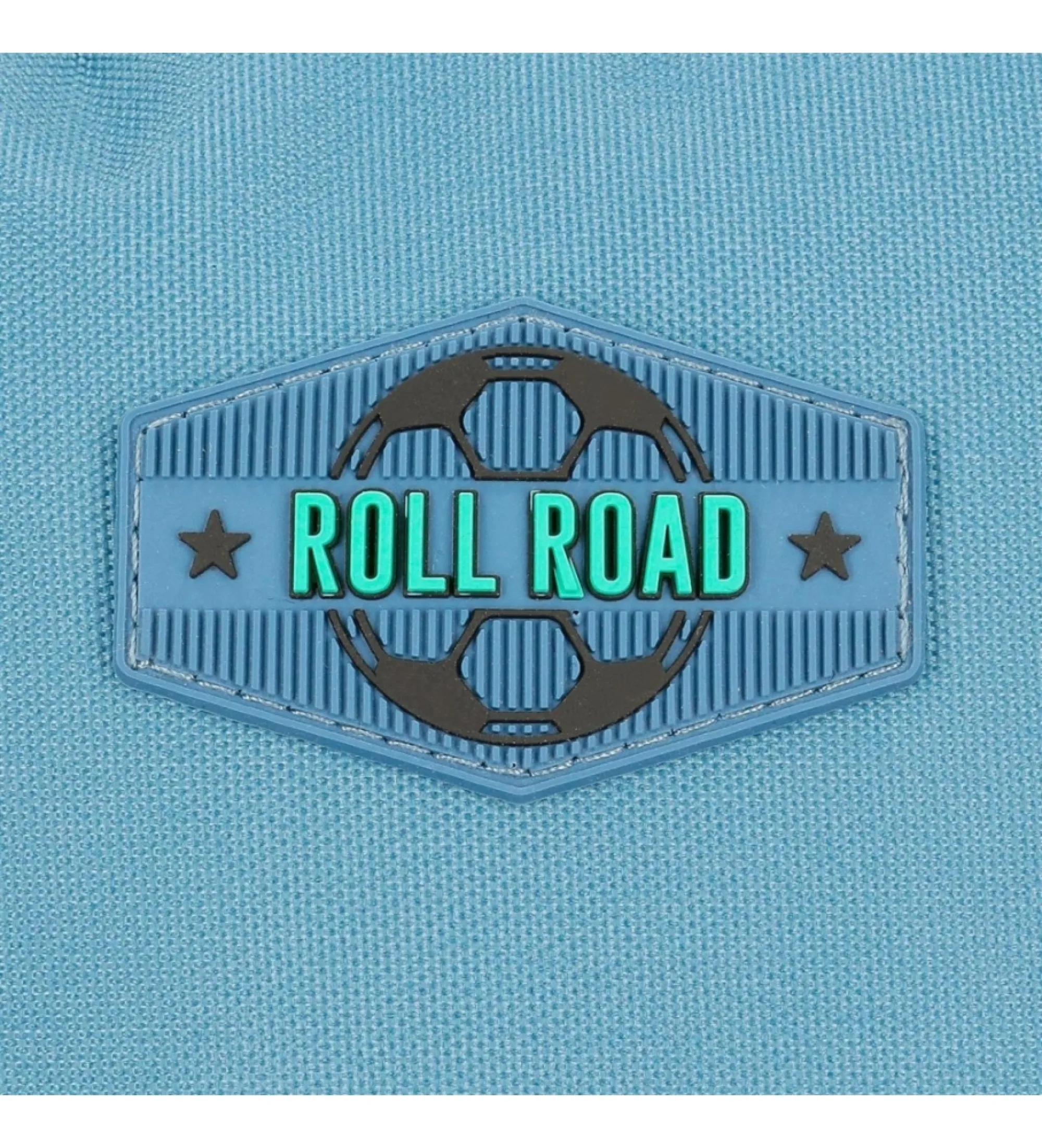 Mochila con ruedas Roll Road  Soccer 2R negro