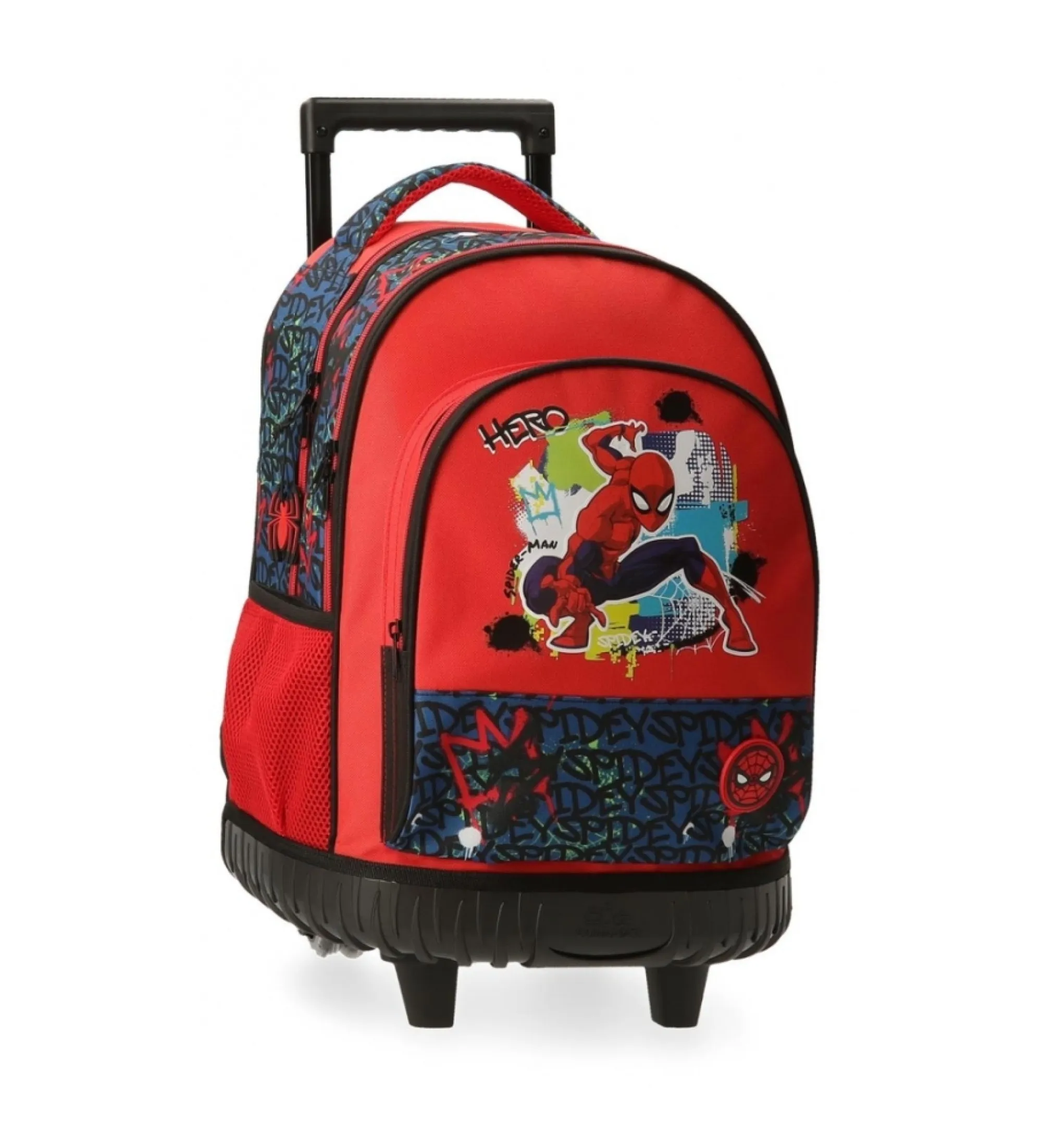Mochila con ruedas Spiderman urbanrojo, marino