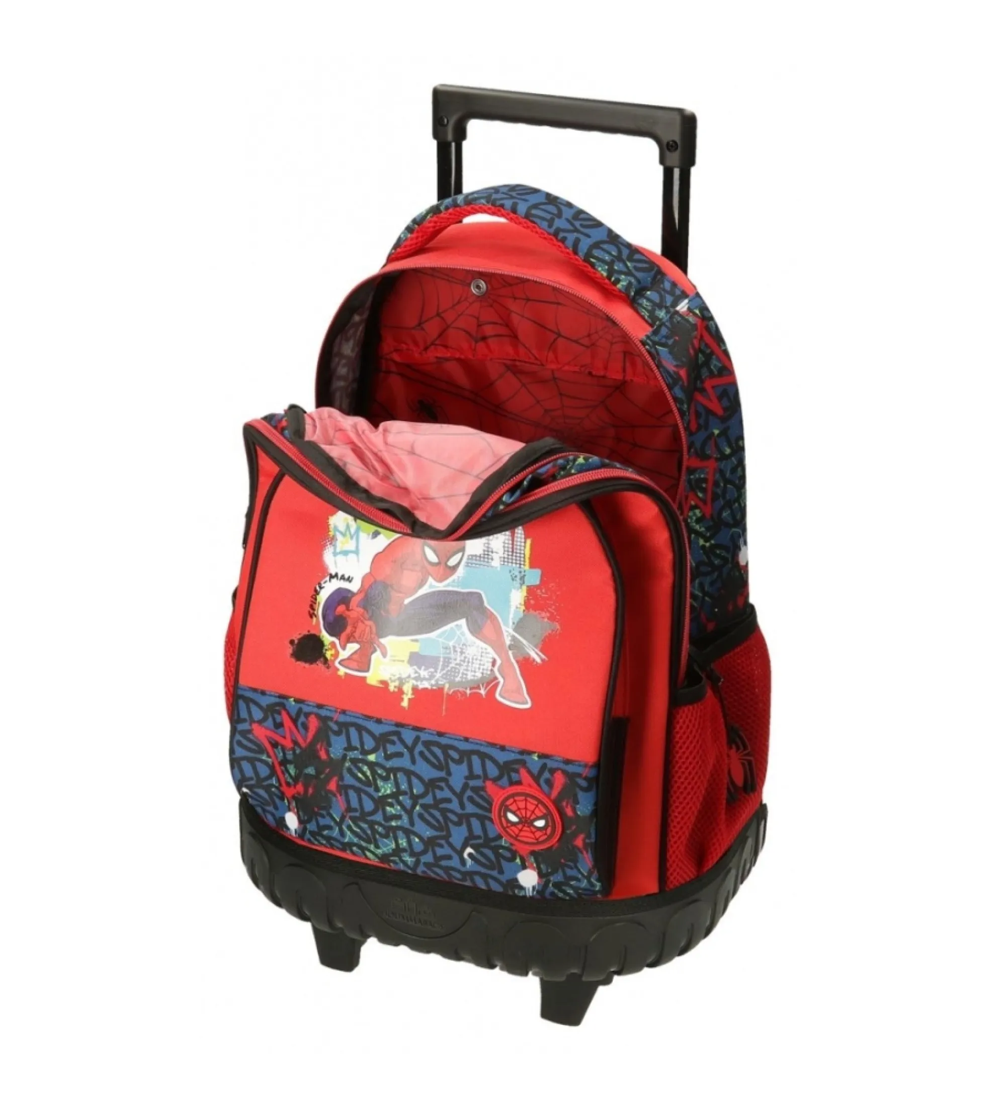 Mochila con ruedas Spiderman urbanrojo, marino