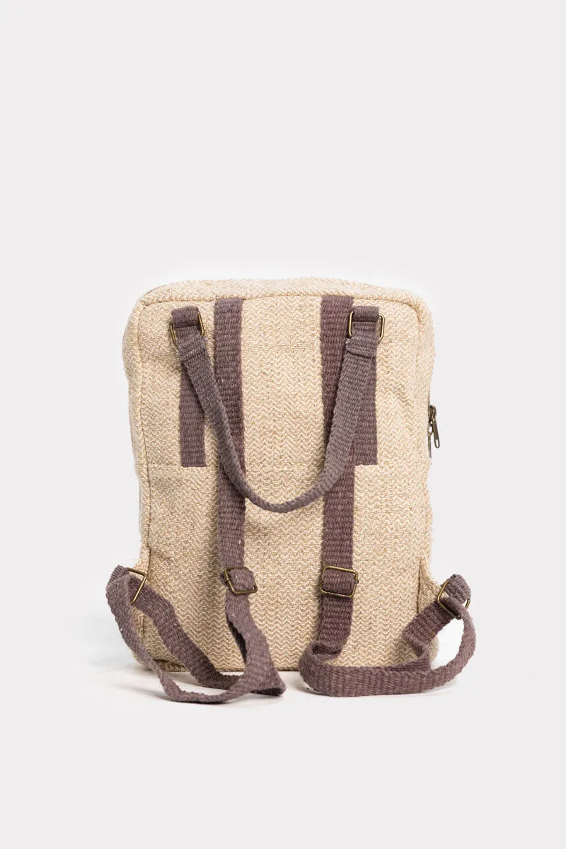 Mochila Gokyo Natural con Bolsillo Interior Ordenador