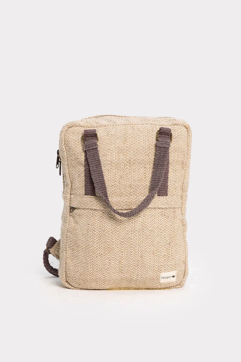 Mochila Gokyo Natural con Bolsillo Interior Ordenador
