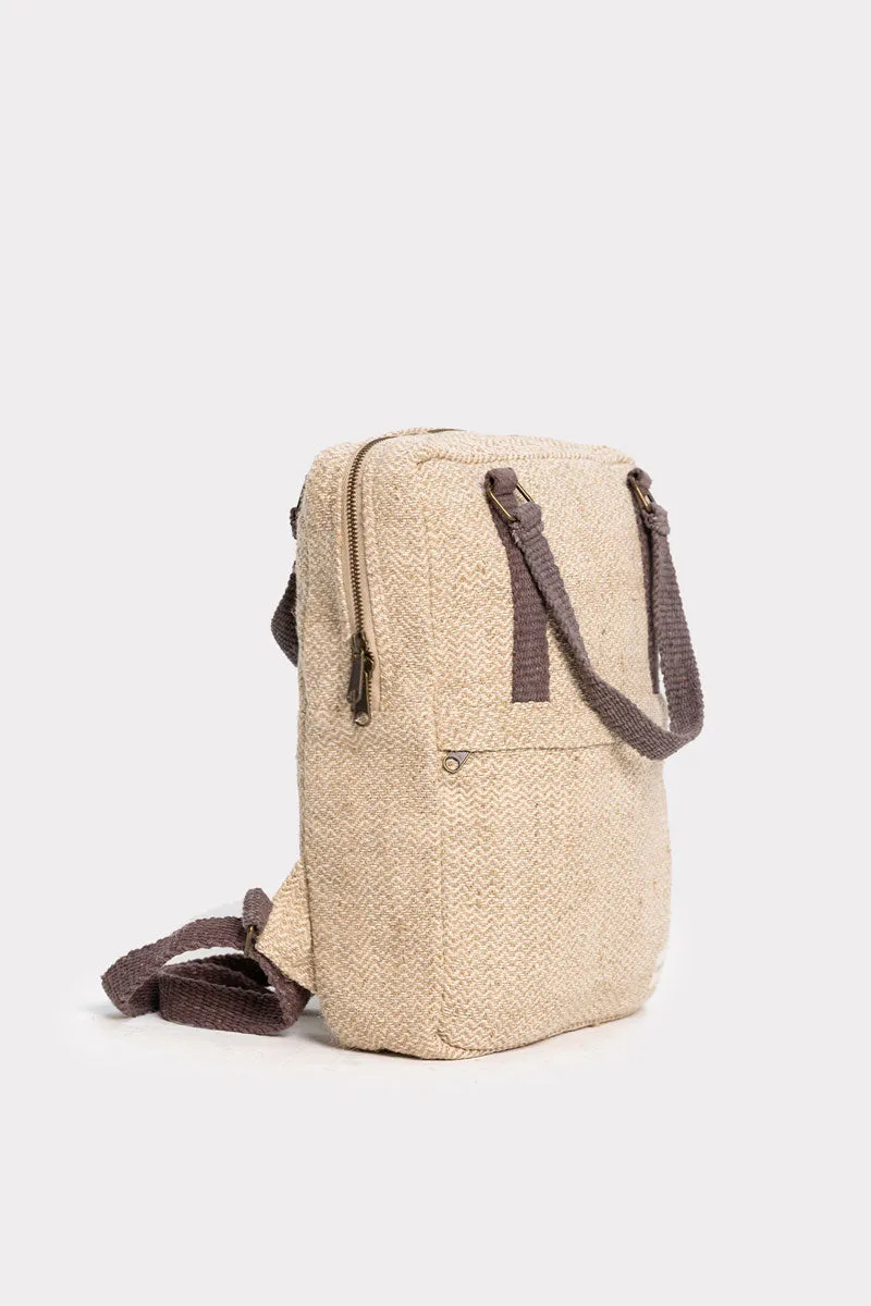 Mochila Gokyo Natural con Bolsillo Interior Ordenador