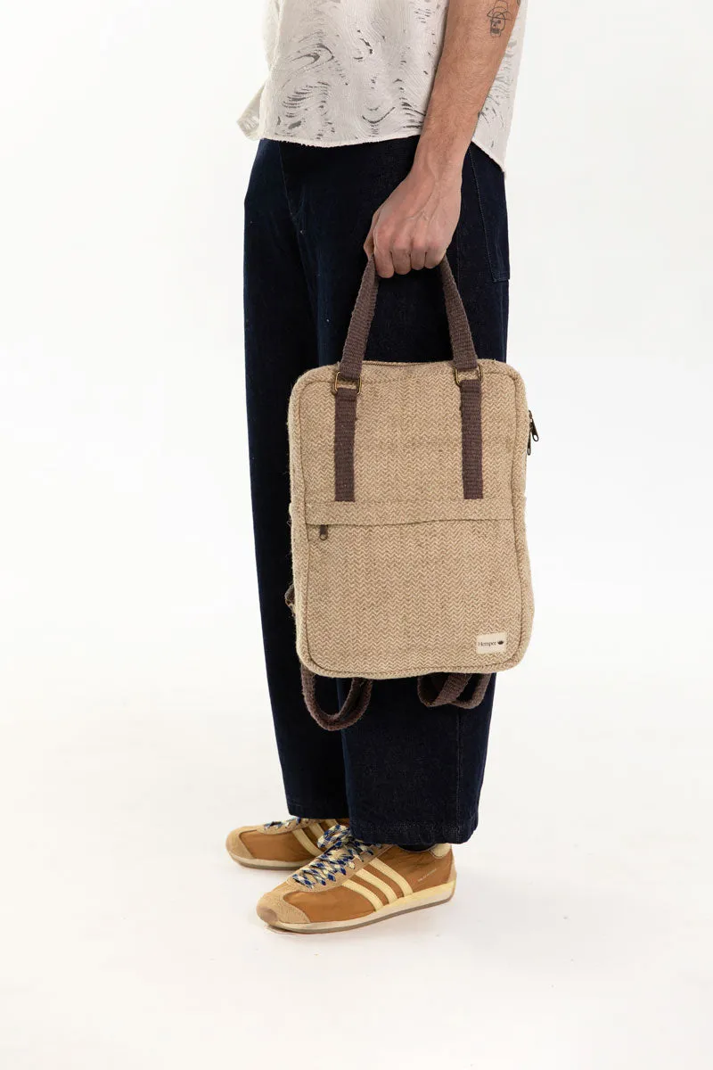 Mochila Gokyo Natural con Bolsillo Interior Ordenador