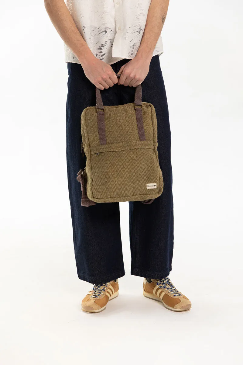 Mochila Gokyo Verde con Bolsillo Interior Ordenador