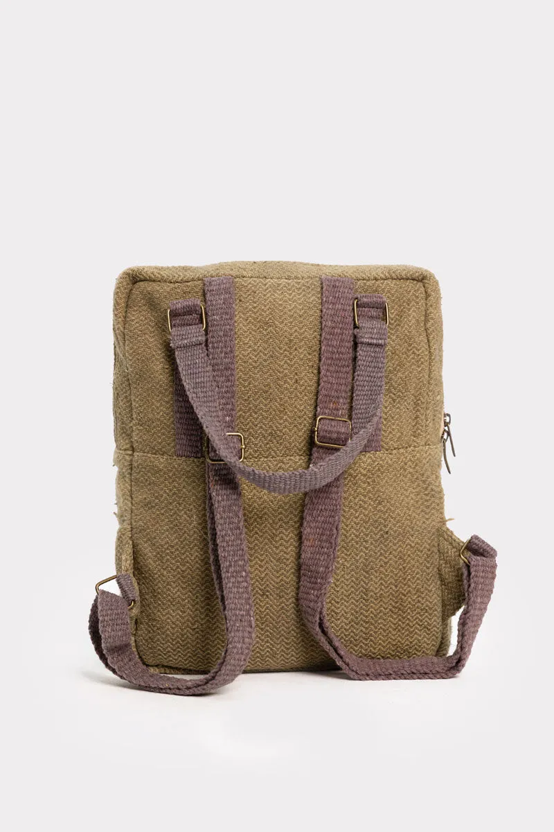 Mochila Gokyo Verde con Bolsillo Interior Ordenador