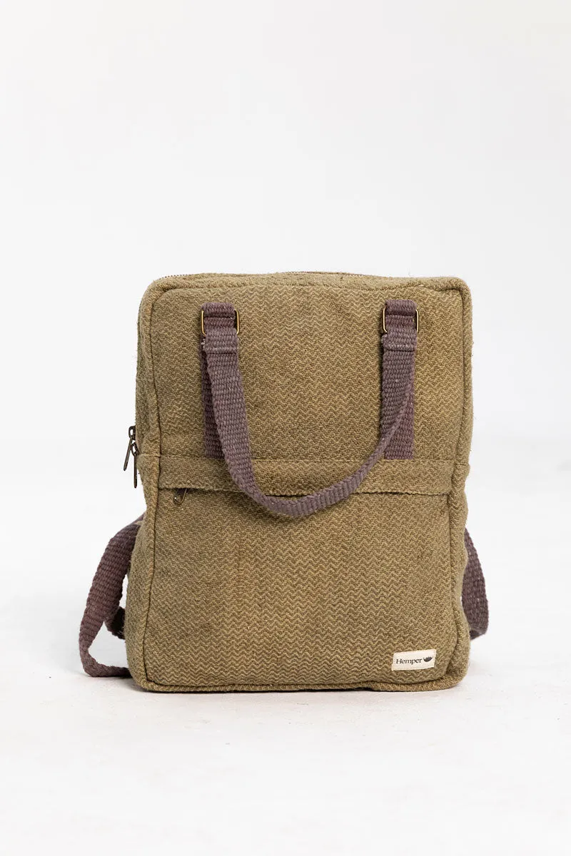 Mochila Gokyo Verde con Bolsillo Interior Ordenador